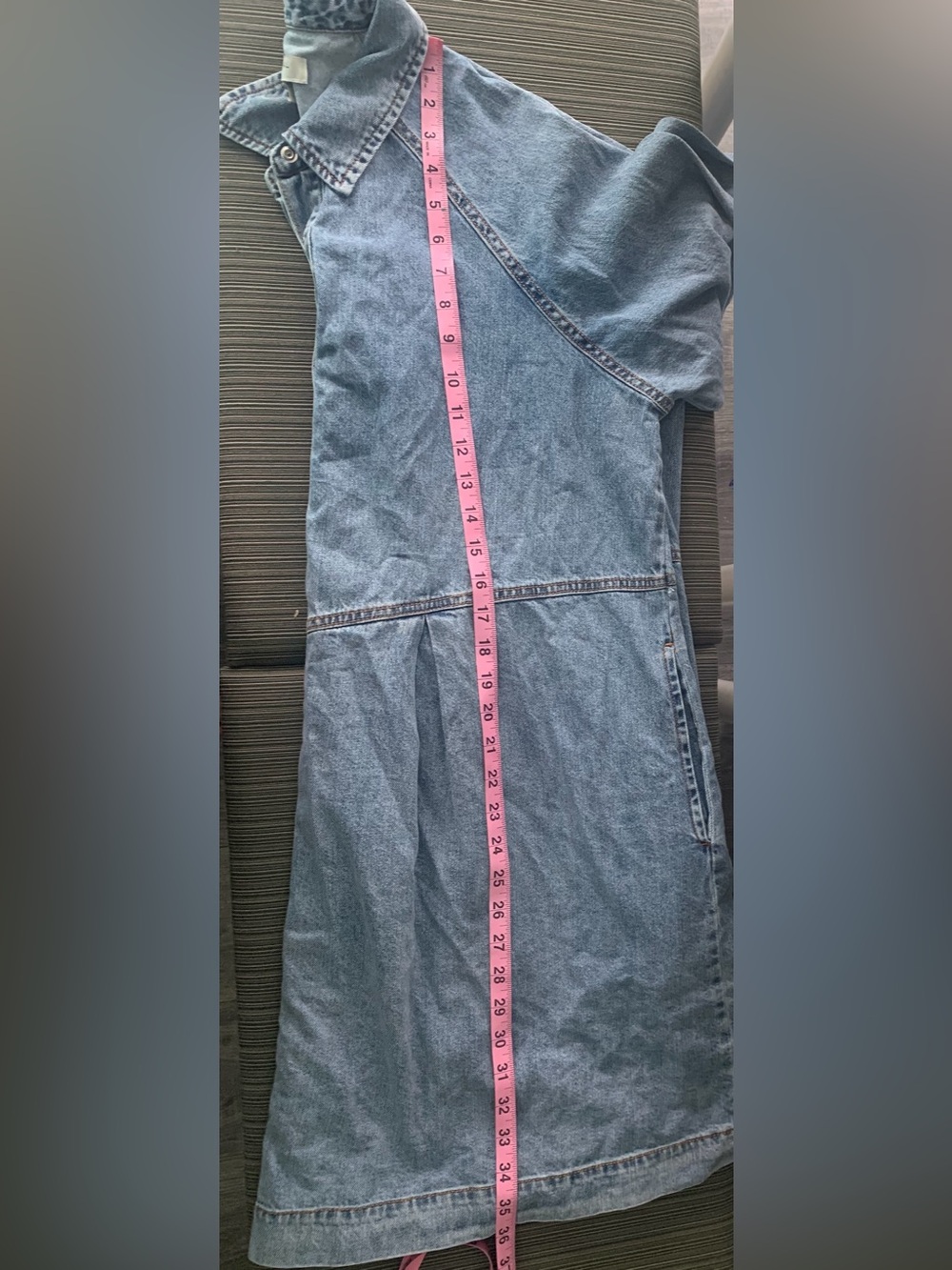 Habitual Denim dress festival summer cowgirl western L - Picture 8 of 9